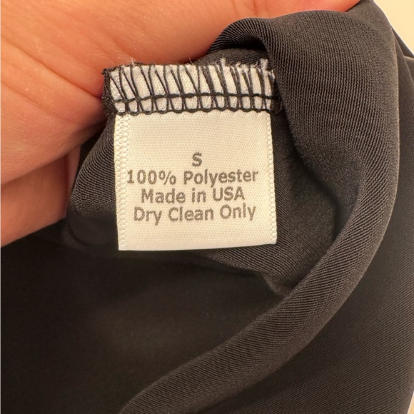 NWT NONchalant Label Cameron Black Satin Mini Skirt- Small - Picture 7 of 8